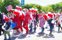 Parada z okazji ustanowienia Konstytucji 3 Maja. Chicago 2017r.