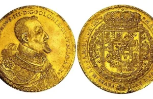 Jedna z najdroższych monet świata 100 dukatów Zygmunta Wazy trafiła na aukcję