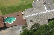 ENG: Policyjny helikopter odkrył swastykę w Brazyliskim basenie.