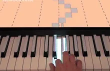 Piano projections - ciekawa rzecz do nauki grania na pianinie.