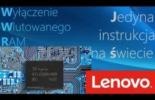 Wyłączenie wbudowanych kości RAM w laptopie Lenovo - naprawa Lenovo 330-15