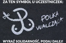 Feministka organizatorka ukarana za użycie na strajku znaku Polski Walczącej
