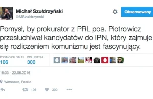 Farsa przy wyborze członków kolegium IPN. Prokurator z PRL...