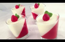 PANNA COTTA Z PYSZNĄ PIANĄ TRUSKAWKOWĄ