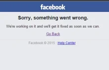 Awaria Facebook'a - nie działa FB od 3 minut!