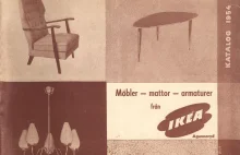 Okładki katalogów IKEA z lat 1951-2014