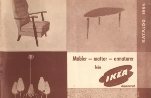 Okładki katalogów IKEA z lat 1951-2014