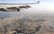 Imponujące zdjęcie lotnicze Dubaju