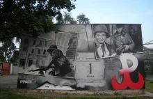 Mural w Ursusie z okazji Powstania Warszawskiego