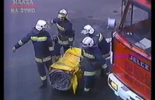Kuriozalna relacja z pożaru przy ul. Szpitalnej w Warszawie