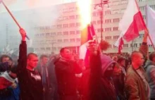 Katowice: Ulicami przeszła demonstracja "Polacy przeciw imigrantom" [ZDJĘCIA]