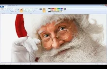 Niewiarygodnie realistyczny Mikołaj w Paincie