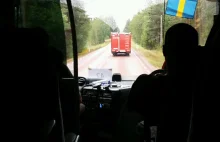 Szwedzi żegnają polskich strażaków
