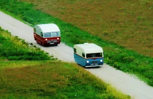 Samobieżna przyczepa kempingowa marki Saab