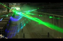 Były długie szyny z Dąbrowy Górniczej, zobaczcie pokaz laserowy z otwarcia