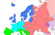 Podział Europy wg Organizacji Narodów Zjednoczonych (ONZ)