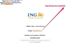 Phishing na klientów ING