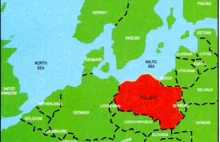 Mapa Polski według atlasa Marvel