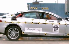 Tesla Model S-Najbezpieczniejszy samochód wg amerykańskich testów zderzeniowych