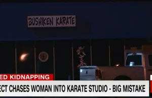 Bandyta gonił ofiarę aż do klubu karate. To był błąd
