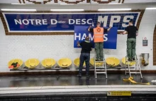 W paryskim metrze stacje zmieniły nazwy po zwycięstwie Francji