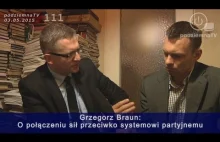Grzegorz Braun o próbie połączenia sił z innymi kandydatami na prezydenta.