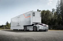 Volvo pokazało projekt ciągnika siodłowego bez kabiny.