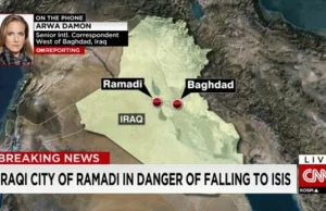 CNN: Irackie miasto Ramadi oblężone przez Państwo Islamskie. Ważny ośrodek...