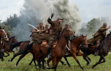 "Atak polskiej kawalerii na niemieckie czołgi"