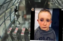 Popchnął 6-latka na ruchomych schodach w metrze. Policja pokazała jego zdjęcie