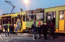 Zderzenie trzech tramwajów w Poznaniu. 23 osoby ranne