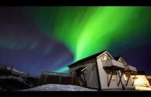 Time-lapse zorzy polarnej w Norwegii