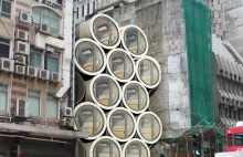 Mikroapartamenty z betonowych rur w Honkongu