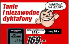 Media Markt i Ole Ole promują dyktafony po aferze z nagraniem szefa KNF