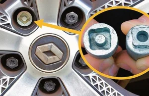 Jak odkręcić śrubę zabezpieczającą koło, gdy zginie przejściówka?