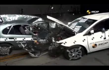 Test zderzeniowy: Toyota Corolla 1998 vs Toyota Corolla 2015
