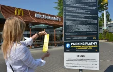 95 złotych za 10 minut postoju pod McDonald’s w Kielcach! Klienci są...