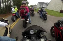 Co najmniej dziwny wypadek motocyklowy