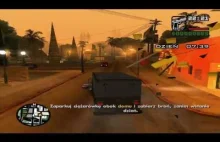 GTA San Andreas PL gameplay pl - #4 Robimy smród na dzielni!