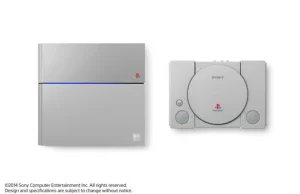 Coś pięknego. PS4 zrobiona w kolorach pierwszego Playstation!