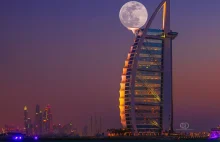 Księżyc na(d) Burj Al Arab