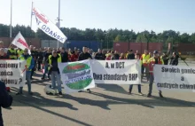 Protest pracowników DCT Gdańsk. Chcą egzaminów z polskiego dla Ukraińców