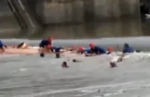 Smocze łodzie wywróciły się na rzece. Zginęli wioślarze