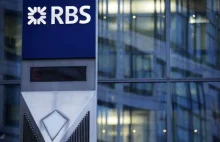 Royal Bank of Scotland przyznał, że stracił 46 miliardów funtów od podatników