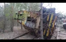 ZONA Czarnobylska - Opuszczone złomowisko lokomotyw