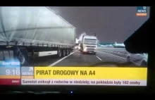 Pirat drogowy na A4