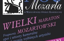 Warszawska Opera Kameralna organizuje Noc Mozarta. Wstęp wolny.