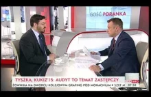 Tyszka (KUKI`15): zamieniliśmy ciepłą wodę w kranie Tuska na urząd ds....