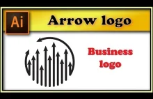 Arrow round logo - Adobe Illustrator tutorial