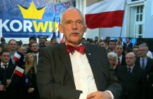 Janusz Korwin-Mikke oskarżony o spoliczkowanie Michała Boniego